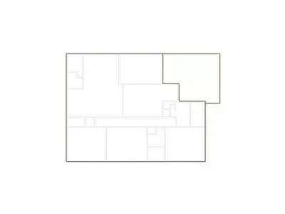 Simple Exterior Sketch by Interior - 1501-2000 SF - Xactimate 3D model