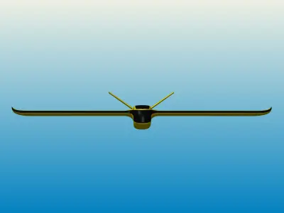 RC PLANE BIG WHALE FPV REMOTE CONTROL 3D print model