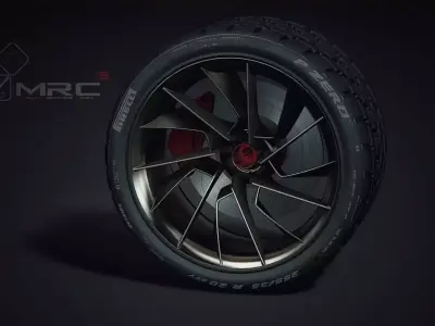 Blade Rim Low-poly 3D model