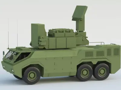 HQ-17 Surface-to-air Missile 3D model