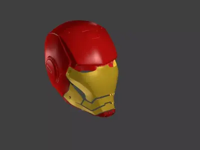 Iron Man Helmet Free 3D model