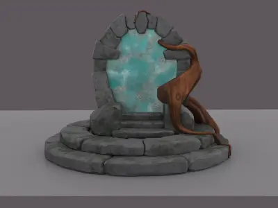 StoneGate Sifi SiFiStoneGate Low-poly 3D model