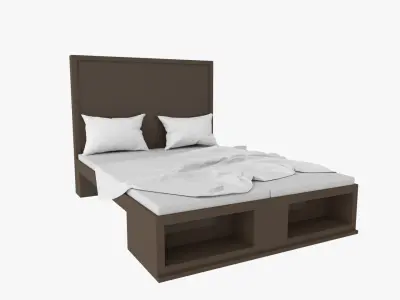 Bed Furniture Free 3D model