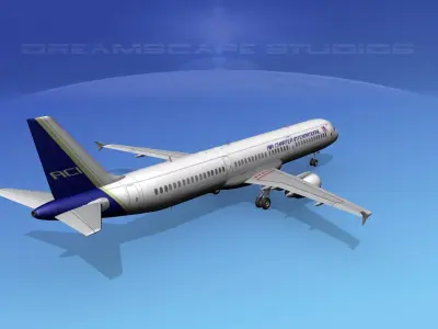 Airbus A321 Air Charter Intl 1 3D model