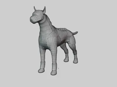 Dog Sci-fi Armor 3D model buy