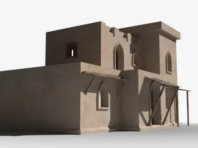 Arab x36 Low-poly 3D model