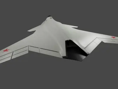 SUKHOI T-60 GOLUB aka THE PIGEON RUSSIAS 6TH GEN CONCEPT FIGHTER 3D model