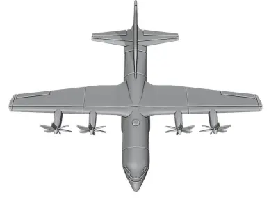 Lockheed Martin C-130J Super Hercules 3D print model