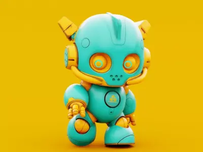 Robo G-12 Rigged 3D model
