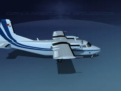 Harbin Y-12 II V02 3D model