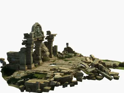 Temple Ruins 3D model