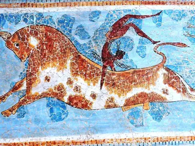 Minoic Art - Palace of Cnossos in Crete Low-poly 3D model