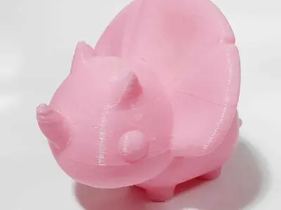 Triceratops toy rhino 3D print model