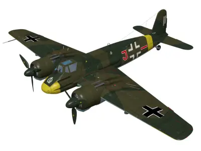 henschel hs129b2 3D model