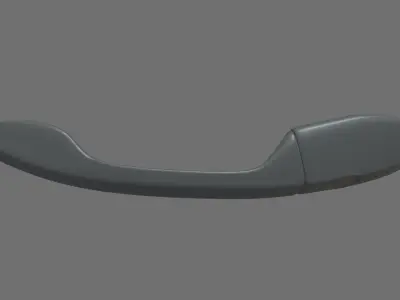 Car Door Handle 01 Low-poly 3D model