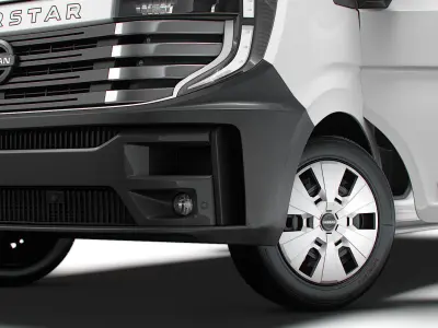 Nissan Interstar L4H3 Van HQ Interior 2024 3D model
