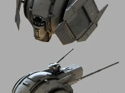 Sci-Fi Military Pack 1 3D model