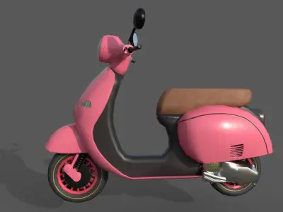 Scooter Models 3D model