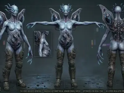 aliens mom 3D model