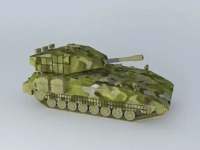 Mortar car 112 FARS Free 3D model