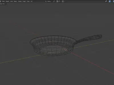 Low-Poly Pan Free low-poly 3D model