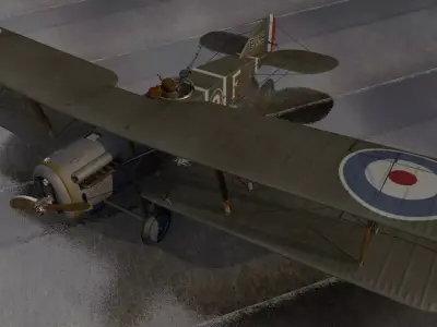 Bristol F-2B 3D model