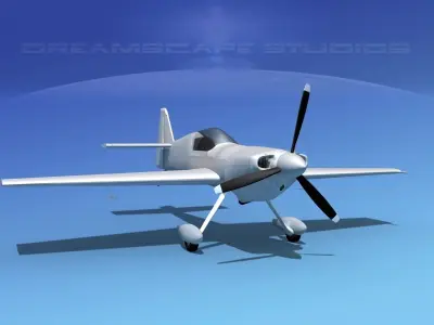 MXS Aerobatic Sport Bare Metal 3D model