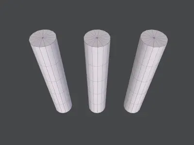 Wooden logs Free low-poly 3D model purchase