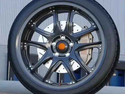 Volk GT V automotive -RIM ONLY- 3D model