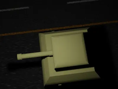 lowpolyTank tank Free 3D model