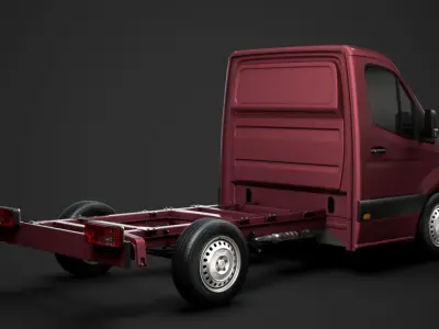 RAM Sprinter Chassis Single Cab L1 FWD 2020 3D model