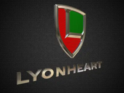 lyonheart logo 3D model