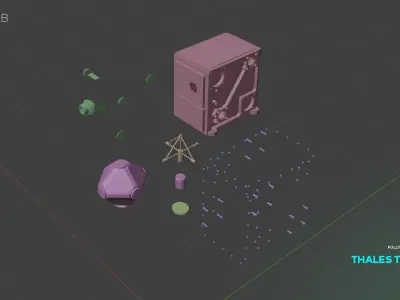 Thales TopAxyz Inertial Navigation Unit 3D model