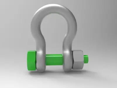 NURBS ANCHOR SHACKLE 3D model