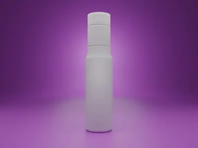 100ml Bottle 3D Model Low-poly 3D model