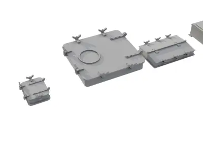 wash deck locker 3D print model