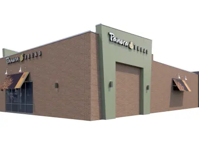 Retail-024 Panera Bread 3D model