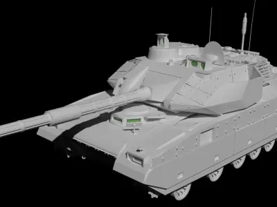 ZTQ-15 Black Panther Light Tank 3D model