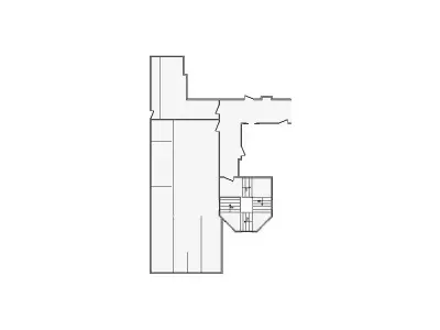 Commercial Interior Sketch - 7001-7500 SF - Xactimate 3D model