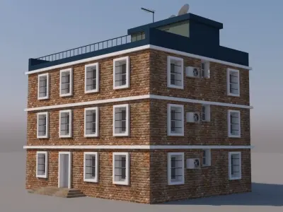 Building for Video Games  3D model