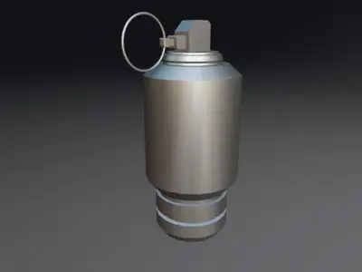 EMP Grenade Low-poly 3D model