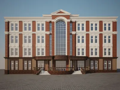 Office centre 3D model