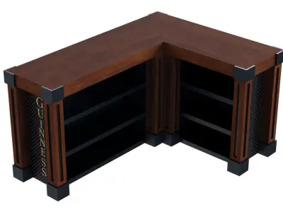 Guinness Bar Stand  Low-poly 3D model