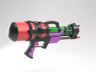 Big Plastic Water Gun 3D model