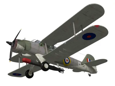Fairey Albacore 3D model
