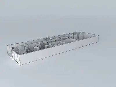 Tekoa shop interior deisgn Free 3D model