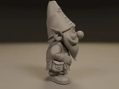 garden gnome 3D print model
