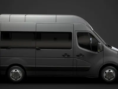 Opel Movano L2H3 Minibus 2020 3D model