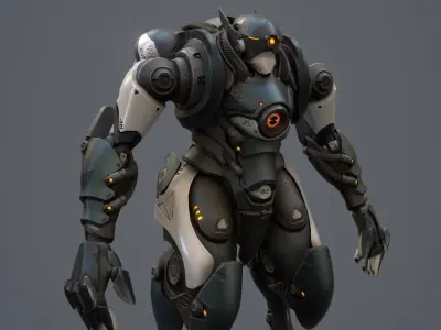 Avalon Suit Low-poly 3D model