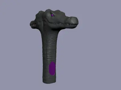 Arthur Harrow Crocodile Cane - Moon Knight Fan Art 3D print model